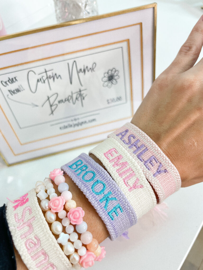 Personalized Name Boho Friendship Tassel Bracelet
