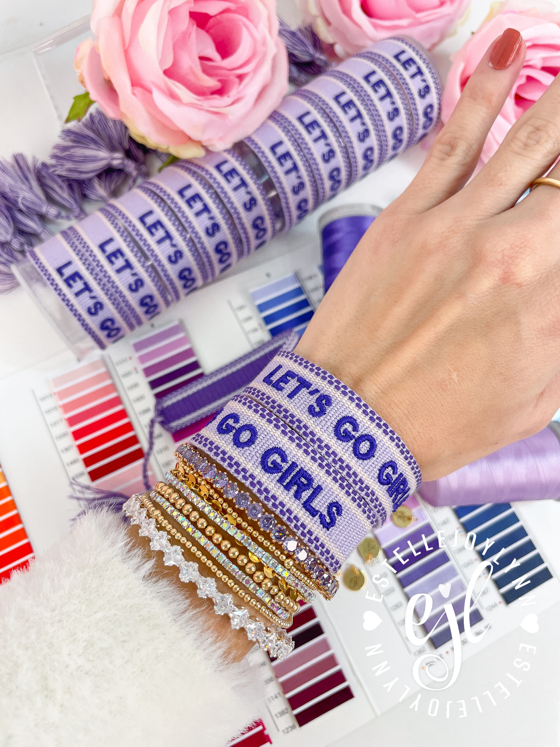 Let’s Go Girls Friendship Tassel Bracelet - Image 3
