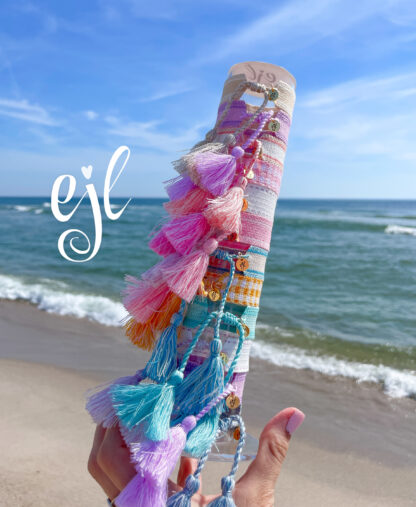 Beach Bracelet Embroidered Tassel Friendship Bracelet / Embroidered - Image 6