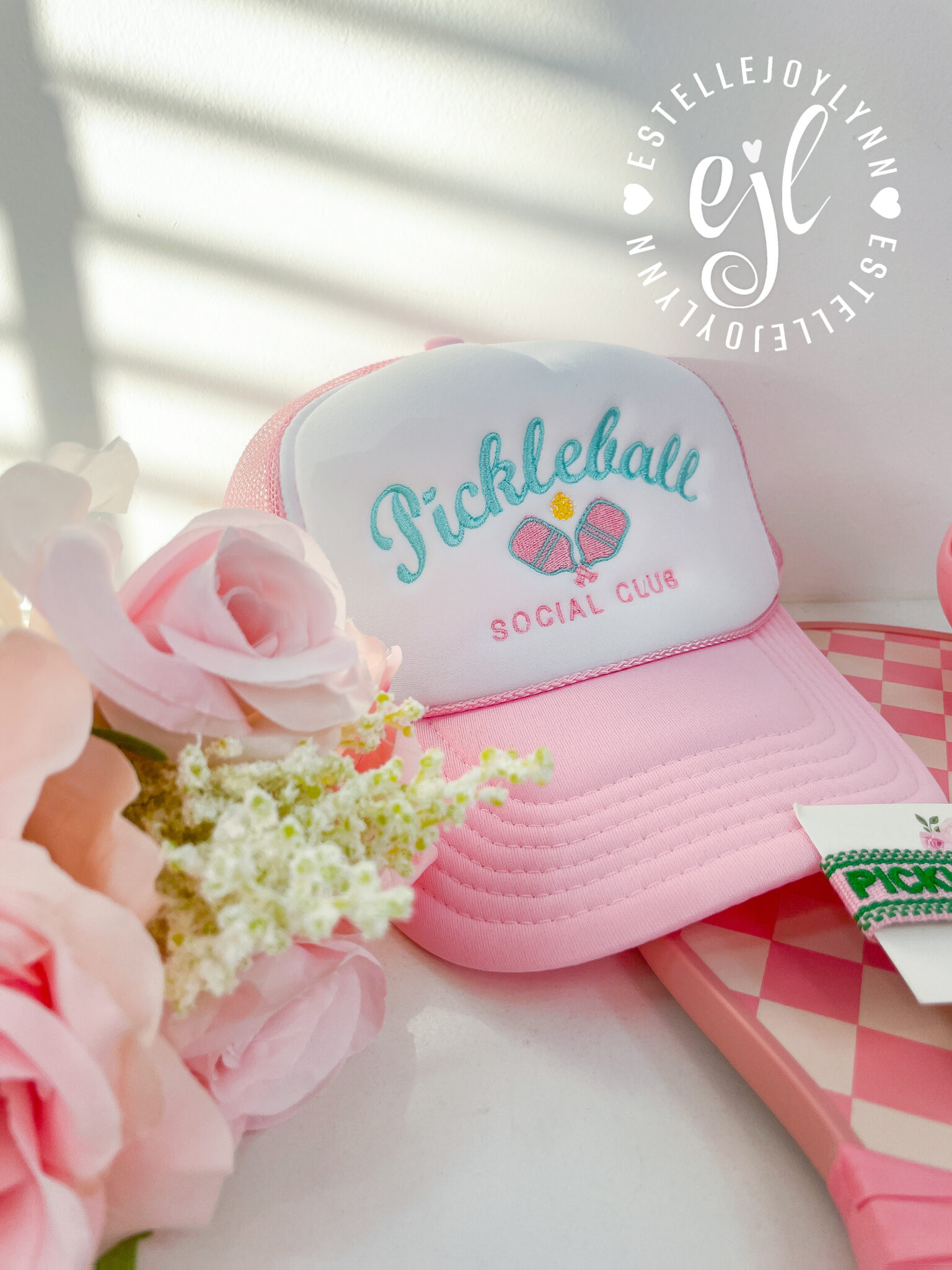 Pickleball Social Club Embroidery Trucker Hat main image 1