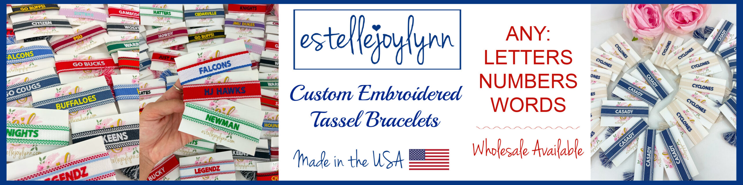 Embroidered Bracelets