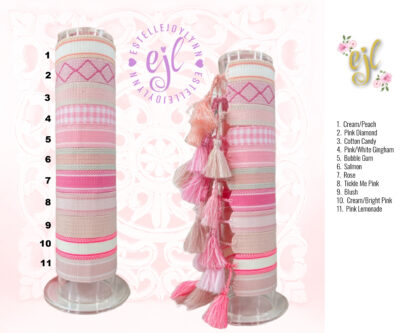 Fundraiser Custom Embroidered Tassel Bracelets - Image 9