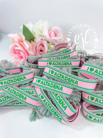 Fundraiser Custom Embroidered Tassel Bracelets - Image 7