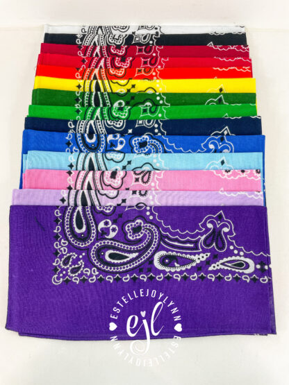 Bandana Name Bow© for your Hair with Barrette - Image 6
