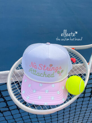 Tennis Polka Dot Tennis Ball  ELLEETE™️ Trucker Hats