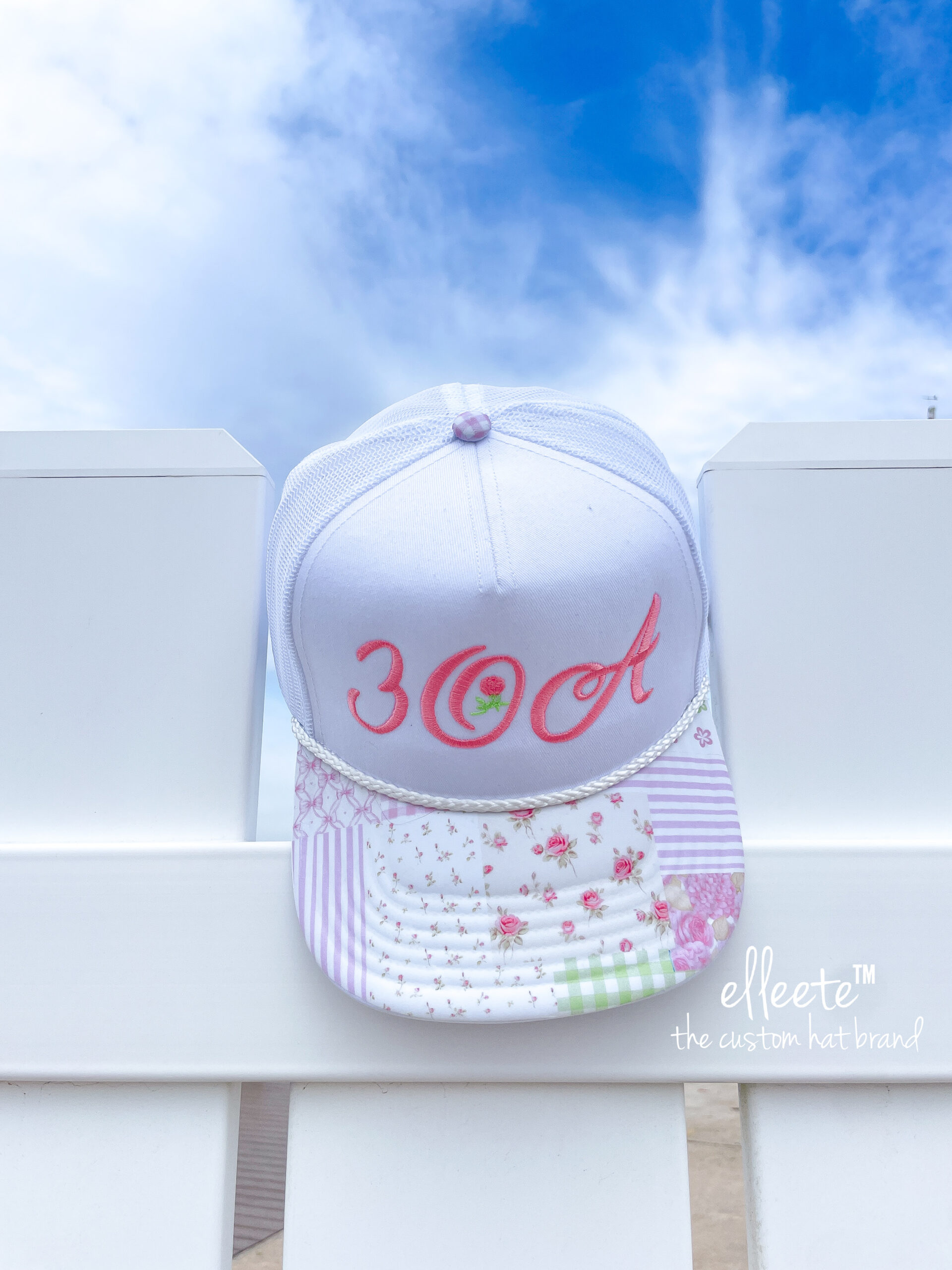 30A Patchwork Elleete™️ Trucker Hat - Image 2