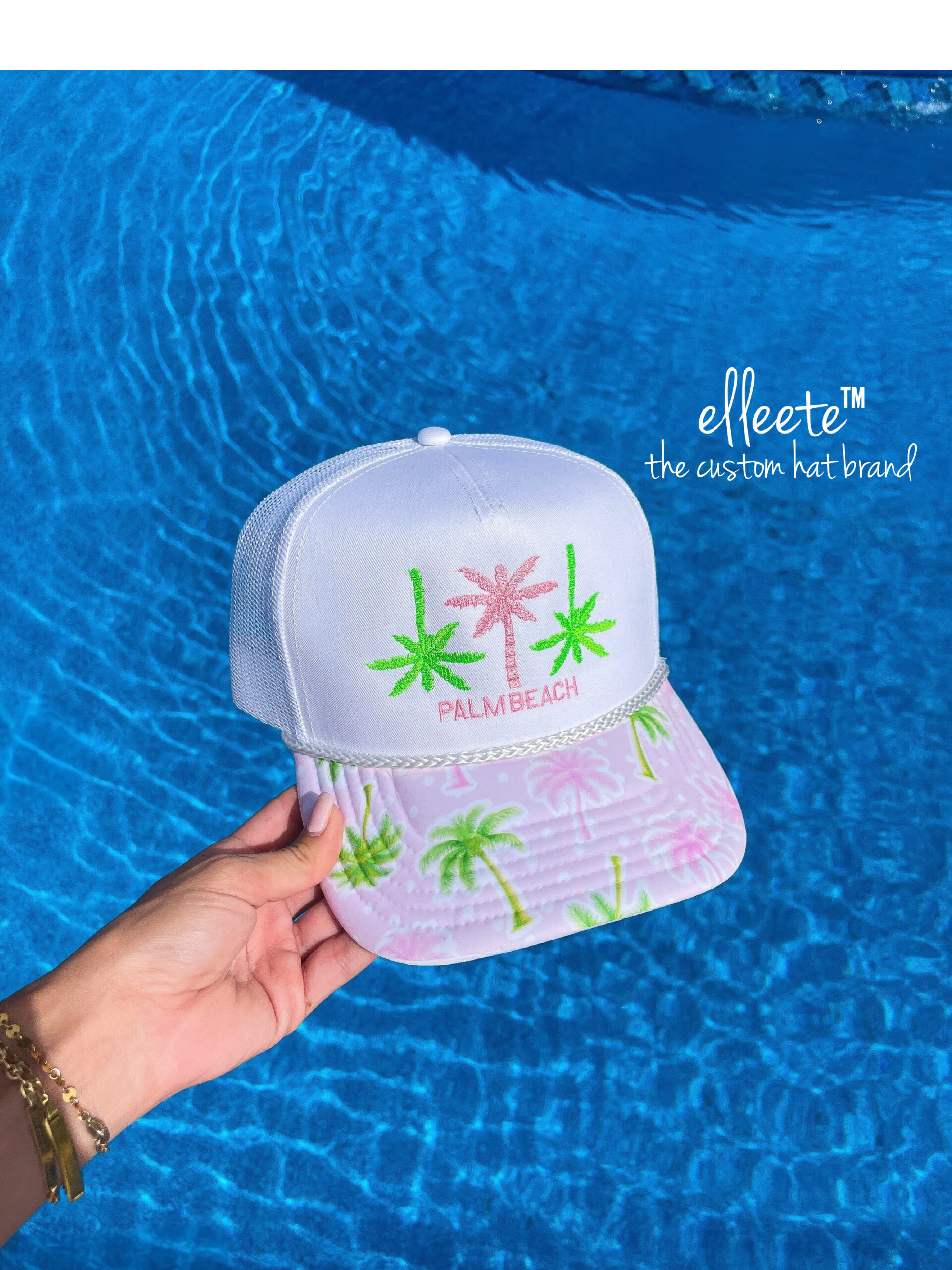Palm Beach ELLEETE™️ Trucker Hats Customize